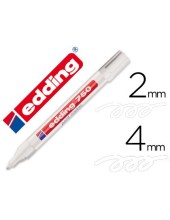 ROTULADOR EDDING PUNTA FIBRA 750 BLANCO PUNTA REDONDA 3,5 MM