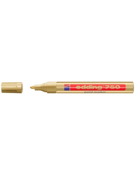 ROTULADOR EDDING PUNTA FIBRA 750 ORO PUNTA REDONDA 3,5 MM