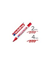 ROTULADOR EDDING PUNTA FIBRA 750 ROJO PUNTA REDONDA 3,5 MM 2