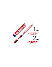 ROTULADOR EDDING PUNTA FIBRA 751 ROJO PUNTA REDONDA 1,5 MM 2