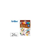 ROTULADOR ARTLINE BRUSH BASE AGUA PINCEL TRAZO FINO BOLSA 24 UD. 2