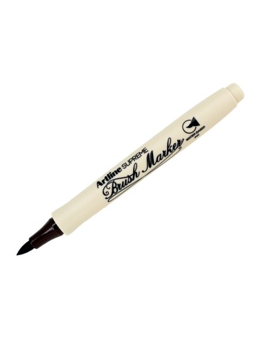 ROTULADOR ARTLINE BRUSH BASE AGUA PINCEL TRAZO FINO MARRON OSCURO