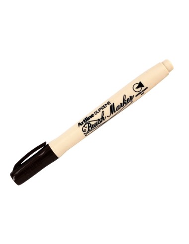 ROTULADOR ARTLINE BRUSH BASE AGUA PINCEL TRAZO FINO MARRON OSCURO