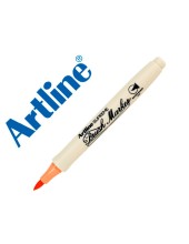 ROTULADOR ARTLINE BRUSH BASE AGUA PINCEL TRAZO FINO ALBARICOQUE