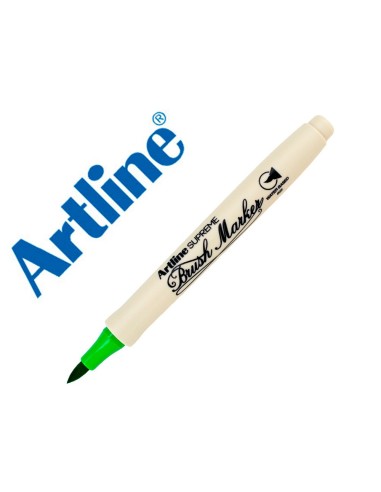 ROTULADOR ARTLINE BRUSH BASE AGUA PINCEL TRAZO FINO VE. CLARO