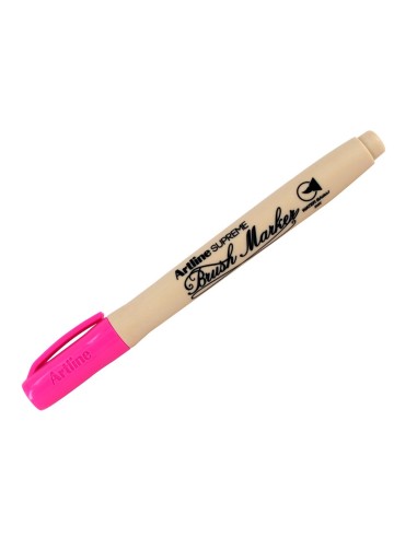 ROTULADOR ARTLINE BRUSH BASE AGUA PINCEL TRAZO FINO ROSA