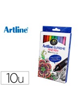 ROTULADOR ARTLINE SUPREME EPFS200 FINE LINER FIBRA 0,4MM 10 UD.SURT.