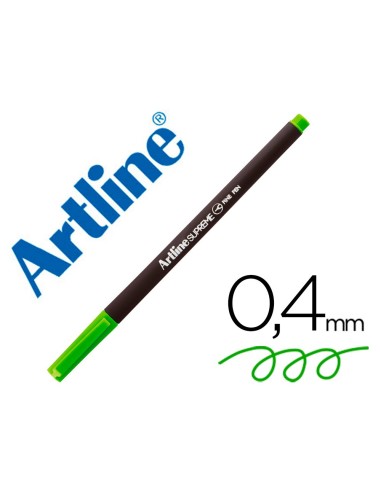 ROTULADOR ARTLINE EPFS200 FINE LINER FIBRA AM. LIMON 0,4MM