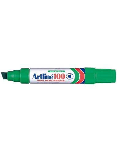 ROTULADOR ARTLINE MARCADOR PERM.100 VER PUNTA BISELADA