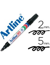 ROTULADOR ARTLINE MARCADOR PERM.EK-90 NEGRO PUNTA BISELADA 5 MM PAPEL