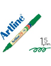 ROTULADOR ARTLINE MARCADOR PERM.EK-70 VER PUNTA RED.1.5 MM PAPEL META