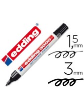 ROTULADOR EDDING MARCADOR PERM.3000 NEGRO PUNTA RED.3 MM