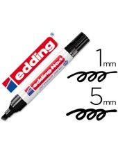 ROTULADOR EDDING MARCADOR PERM.1 NEGRO PUNTA BISELADA 5 MM