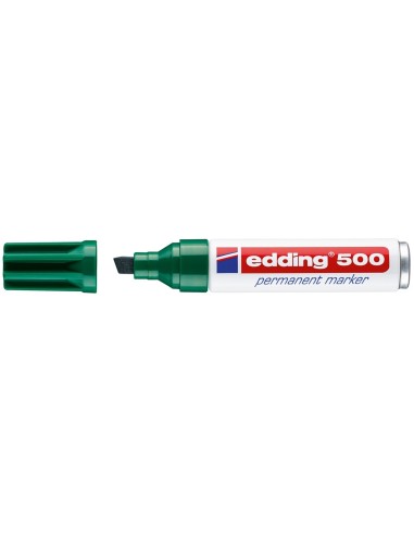 ROTULADOR EDDING MARCADOR PERM.500 VER PUNTA BISELADA 7 MM