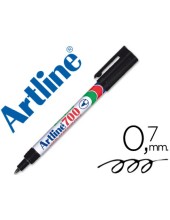 ROTULADOR ARTLINE MARCADOR PERM.EK-700 NEGRO PUNTA RED.0.7 MM PAPEL M