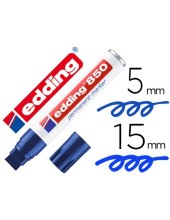 ROTULADOR EDDING MARCADOR PERMANENTE 850 AZ. 5-15MM RECARGABLE