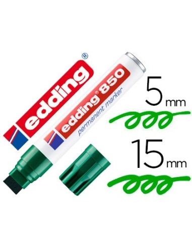 ROTULADOR EDDING MARCADOR PERMANENTE 850 VE. 5-15MM RECARGABLE