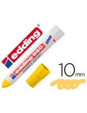 ROTULADOR EDDING PERM.950 PASTA OPACA AM.PUNTA RED.10MM SUP. OXIDO