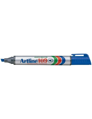 ROTULADOR ARTLINE MARCADOR PERM.109 AZUL PUNTA BISELADA