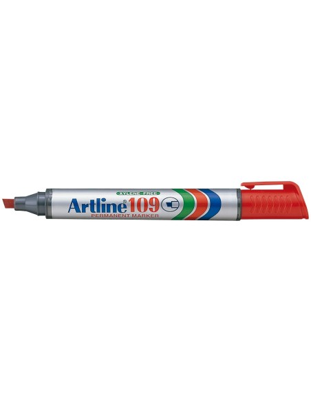 ROTULADOR ARTLINE MARCADOR PERM.109 ROJO PUNTA BISELADA