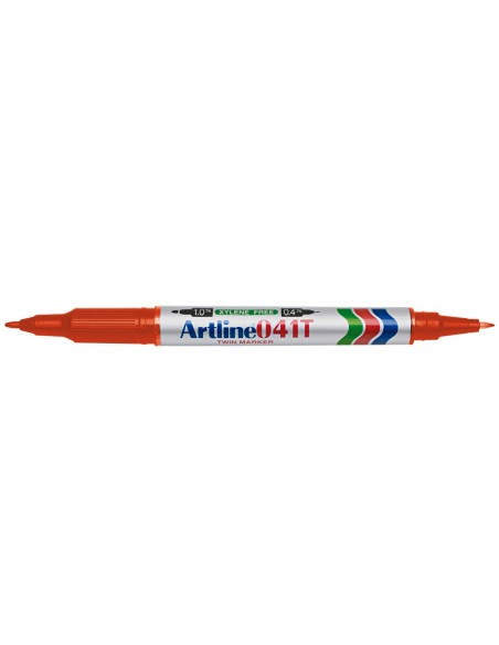ROTULADOR ARTLINE MARCADOR PERM.EK-041T RJ -DOBLE PUNTA 0.4 1.0 MM