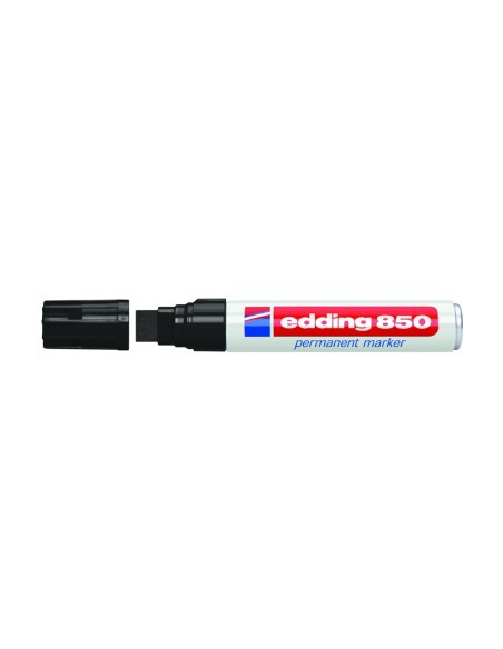 ROTULADOR EDDING MARCADOR PERMANENTE 850 NEGRO PUNTA BISELADA 16 MM