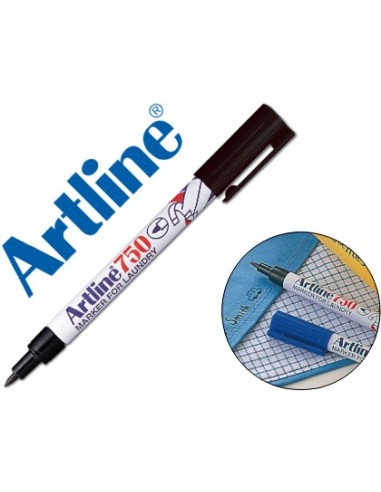 ROTULADOR ARTLINE MARCADOR PERM.EK-750 NEGRO PUNTA RED.0,7 MM EN BLIS