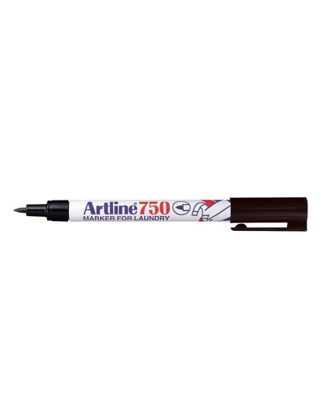 ROTULADOR ARTLINE MARCADOR PERM.EK-750 NEGRO PUNTA RED.0,7 MM EN BLIS