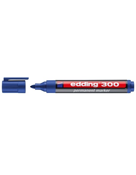 ROTULADOR EDDING MARCADOR PERM 300 AZUL PUNTA RED.1.5 MM