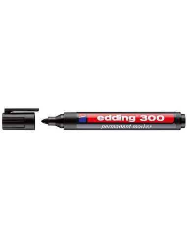 ROTULADOR EDDING MARCADOR PERM 300 NEGRO PUNTA RED.1.5 MM