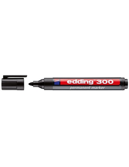 ROTULADOR EDDING MARCADOR PERM 300 NEGRO PUNTA RED.1.5 MM