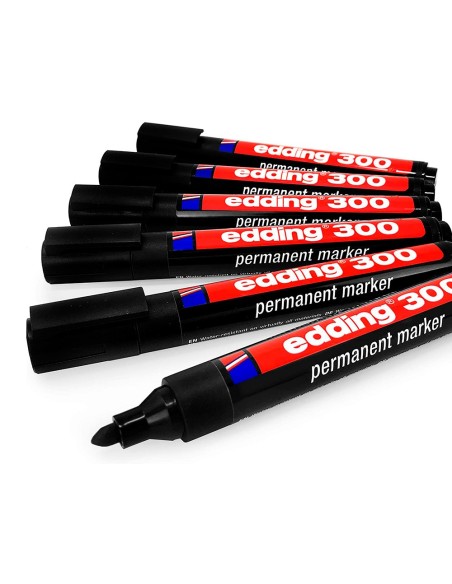 ROTULADOR EDDING MARCADOR PERM 300 NEGRO PUNTA RED.1.5 MM