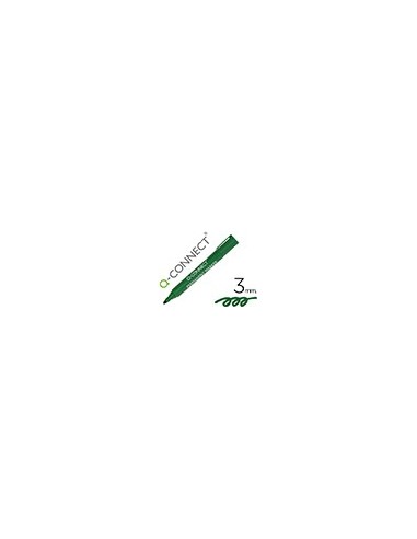 ROTULADOR Q-CONNECT MARCADOR PERMANENTE VERDE PUNTA REDONDA 3.0 MM ROTULADOR Q-CONNECT MARCADOR PERMANENTE VERDE PUNTA REDONDA 3.0 MM