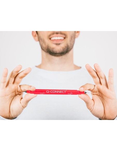 ROTULADOR Q-CON.MARCADOR PERMANENTE DOBLE RJ. 0,4MM 1MM