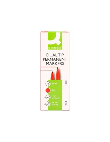 ROTULADOR Q-CON.MARCADOR PERMANENTE DOBLE RJ. 0,4MM 1MM