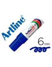 ROTULADOR ARTLINE PERMA. EK-50 AZ.PUNTA BIS. 6MM -PAPEL METAL CRISTAL