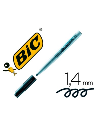 ROTULADOR BIC VELLEDA PIZARRA NEGRO PUNTA RED.2 MM