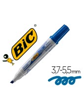 ROTULADOR BIC VELLEDA PIZARRA AZUL PUNTA BISELADA 5.9 MM