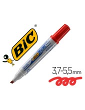 ROTULADOR BIC VELLEDA PIZARRA ROJO PUNTA BISELADA 5.9 MM