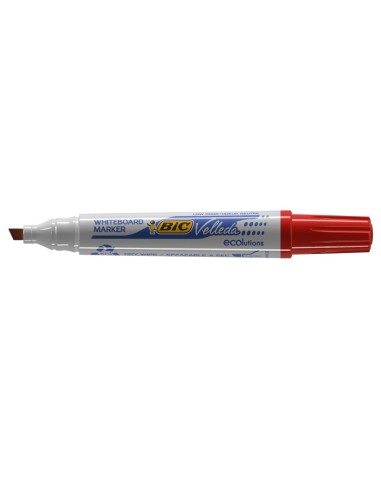 ROTULADOR BIC VELLEDA PIZARRA ROJO PUNTA BISELADA 5.9 MM