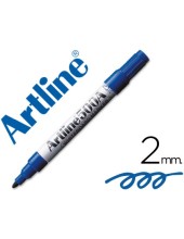 ROTULADOR ARTLINE PIZARRA EK-500 AZUL PUNTA RED.2 MM RECARGABLE