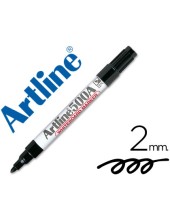 ROTULADOR ARTLINE PIZARRA EK-500 NEGRO PUNTA RED.2 MM RECARGABLE