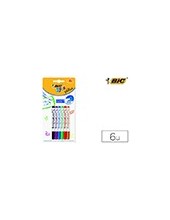 ROTULADOR BIC KIDS VELLEDA PARA PIZARRA BLISTER DE 6 COLORES SURTIDOS 2