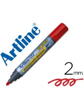 ROTULADOR ARTLINE PIZARRA EK-517 ROJO PUNTA RED.2 MM TINTA BAJO OLOR