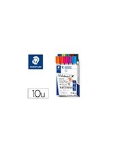 ROTULADOR STAEDTLER LUMOCOLOR 351 PIZA BL. RED.2MM RECARGA 10 UD.COL. 2