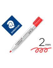 MARCADOR PIZARRA STAEDTLER 351 LUMOCOLOR CONICO ROJO