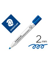 MARCADOR PIZARRA STAEDTLER 351 LUMOCOLOR CONICO AZUL