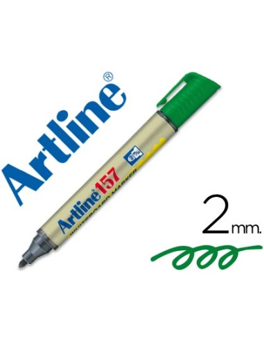 ROTULADOR ARTLINE PIZARRA EK-157 VER PUNTA RED.2 MM