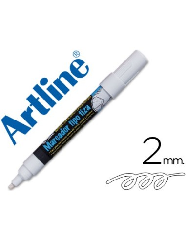 ROTULADOR ARTLINE PIZARRA VER NEGRA EPW-4-BL COLOR BLANCO