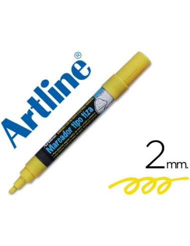 ROTULADOR ARTLINE PIZARRA VER NEGRA EPW-4-AM COLOR AMARILLO BOLSA 4 R